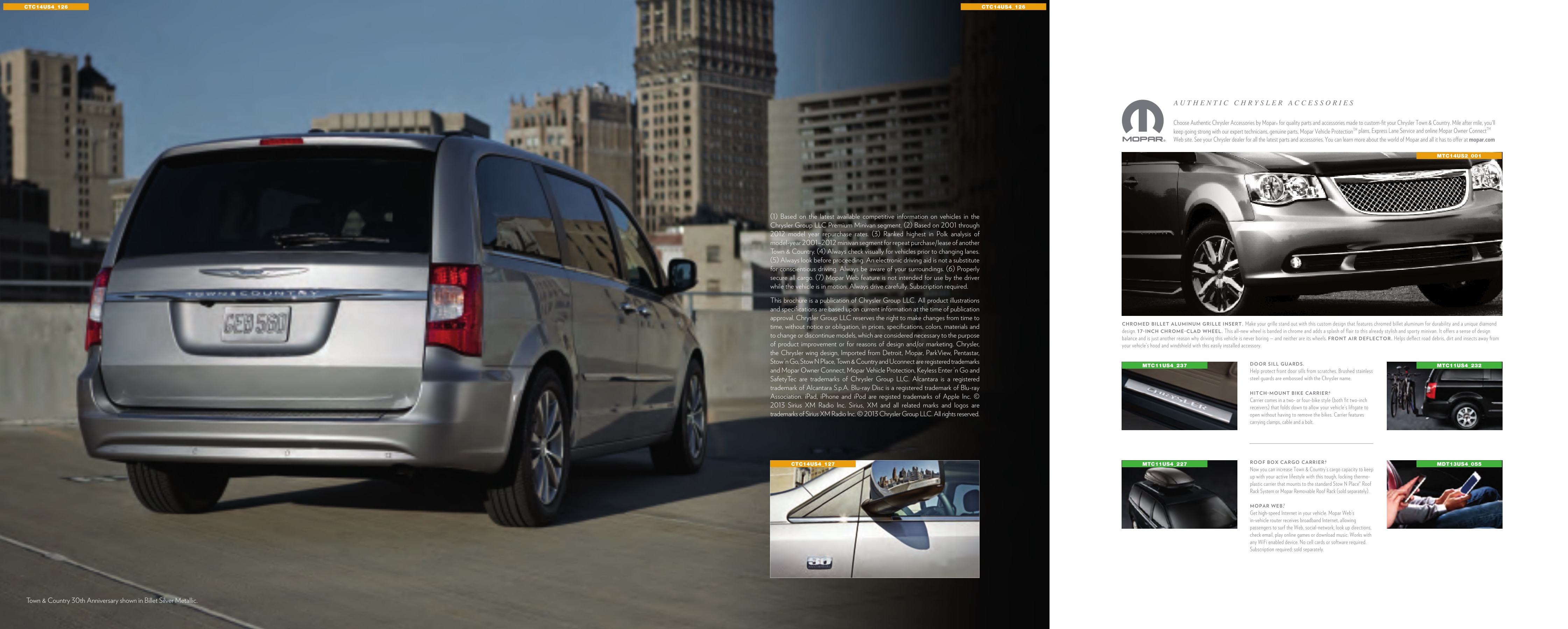 2014 Chrysler Town & Country Brochure Page 3